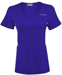Женская теннисная футболка Head Club Tech T-Shirt W - royal blue