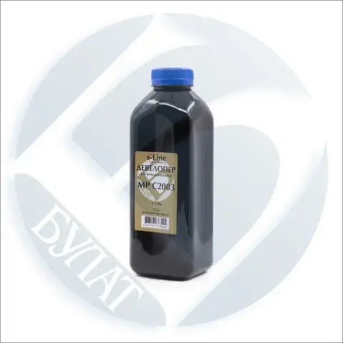 Девелопер БУЛАТ s-Line банка 215 г Голубой для Ricoh MP C2003