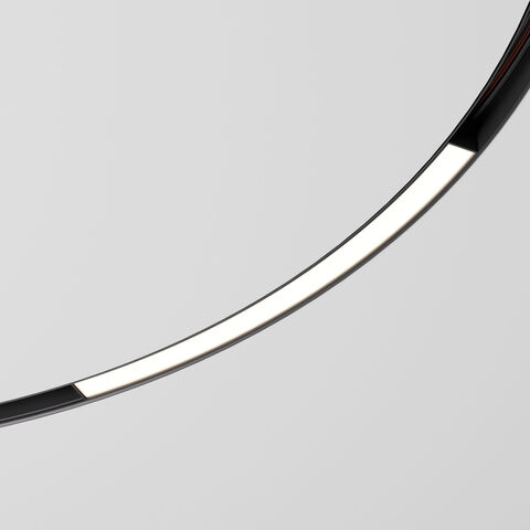 Трековый светильник Elektrostandard Slim Magnetic для радиусного шинопровода 16W 4200K Planar Ø 1200мм 85182/01 черный