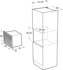 Микроволновая печь Gorenje BM251SG2WG