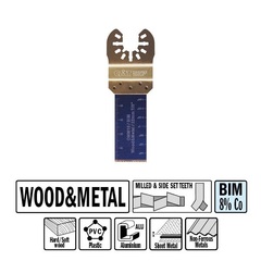 Погружное пильное полотно 22 мм для древесины и металла O мм10-X1