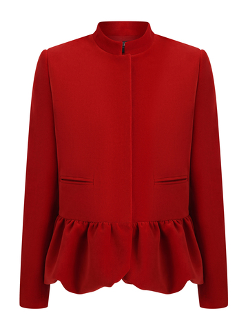 Жакет с баской SCARLET