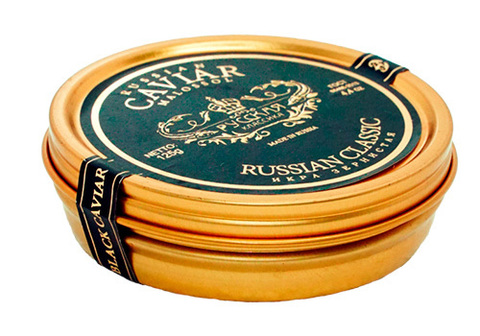 Икра осетровая "ЦАРСКАЯ ЗОЛОТАЯ", 125г