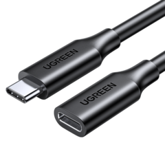 Удлинитель UGREEN USB-C to USB-C Female Gen2 5A 10Gbps 1м US353