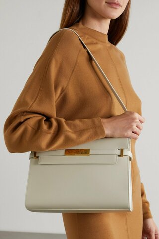 Сумка Saint Laurent Manhattan Baguette белый
