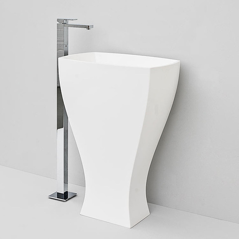 JZL006 01 00/ JZ13bi*1 Artceram JAZZ Livingtec раковина отдельно стоящая с сифоном, 60х48х85см, цвет белый глянцевый В АМ ГРУПП НА СКЛАДЕ 1ШТ БРАКОВАННАЯ