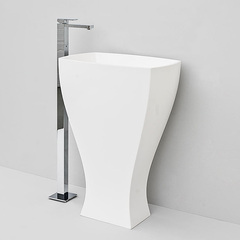 JZL006 01 00/ JZ13bi*1 Artceram JAZZ Livingtec раковина отдельно стоящая с сифоном, 60х48х85см, цвет белый глянцевый В АМ ГРУПП НА СКЛАДЕ 1ШТ БРАКОВАННАЯ фото