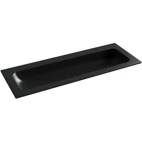 Ceramica Nova CN7016MBwx CN7016MBwx Раковина накладная Element без отверстия под смеситель 1210*457*137мм, цвет черный матовы