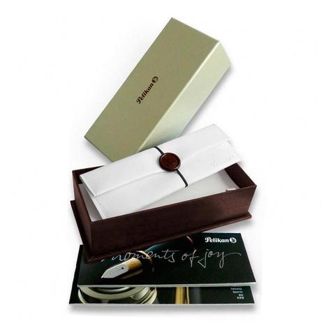 Ручка шариковая Pelikan Souverän® K405 Silver-White (818 933)