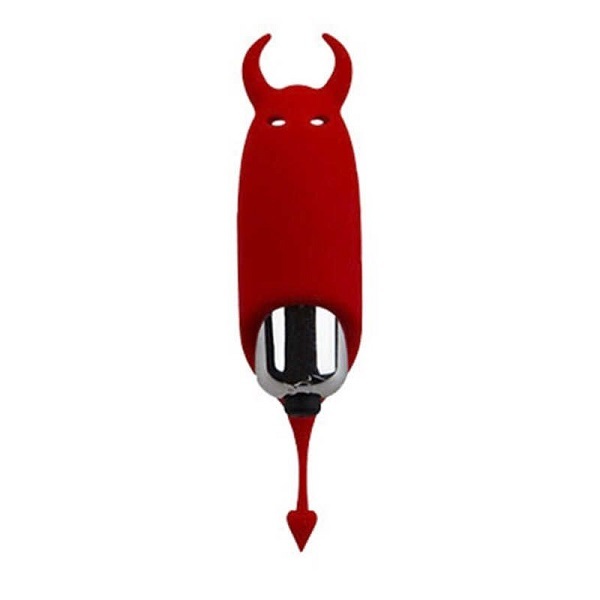 Красный вибростимулятор 8,5см Adrien Lastic Devol Mini Vibrator