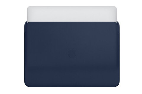 Leather Sleeve for 16-inch MacBook Pro – Midnight Blue (MWVC2ZM/A)