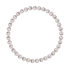 Колье Baroque grey