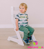 Растущий стульчик MYPLAYROOM™ к песочнице, белый 5