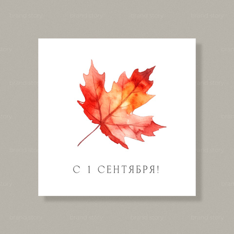 Открытка Т1 (10 шт.) 7,5 х 7,5 см