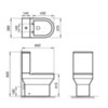 BelBagno Norma BB339CPR/BB2111SC Унитаз-компакт безободковый
