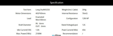 T-Motor AT4120 KV250