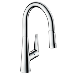 Смеситель для кухни с выдвижным изливом и лейкой Hansgrohe Talis S 72813000 фото