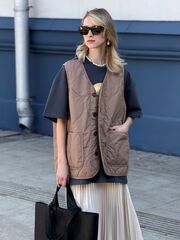 Жилет LINER WAISCOT JACKET OVERSIZE/BEIGE