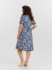 4572 Халат на пуговицах