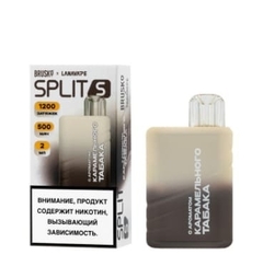 BRUSKO SPLIT S 1200 ЭСДН с ароматом карамельного табака (М)