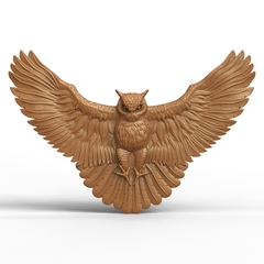 Силиконовый молд № 369 Сова в полете