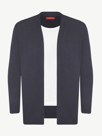 Кардиган с планкой из экохлопка