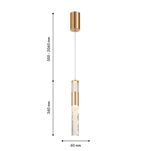 Подвесной светодиодный светильник Favourite Icecube 4760-1P