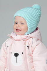 шапка  для девочки  КВ 20293/ш/светлая бирюза