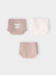 набор трусы/ уп  для девочки  К 1931-3уп/кофейный,сливки