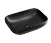Ceramica Nova Element CN6055MB Умывальник чаша накладная круглая, 50x35.9, цвет: чёрный матовый