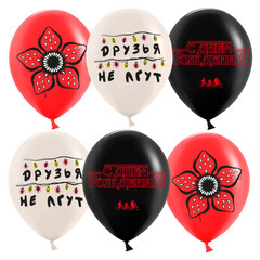 Латексные шары с рисунком