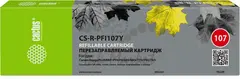 Картридж перезаправляемый струйный Cactus CS-R-PFI107Y желтый для Canon imageProGRAF iPF670, 680, 685, 770, 780, 785 без чипа