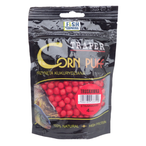 15030 TRAPER Corn Puff 4мм/20гр Truskawka / Клубника