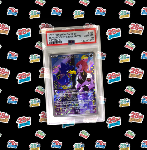 Коллекционная карточка Pokemon (Japan) (PSA 10) Team Rocket's Murkrow (SV10-106)