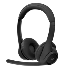 Гарнитура беспроводная LOGITECH Zone 300 black (BT, USB, кабель 1м) (981-001407)