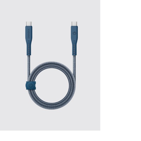 Кабель Energea Flow USB 2.0, USB-C to USB-C, 240W 1.5M, Синий | Blue