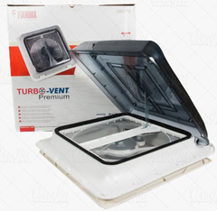 Люк накрышный Fiamma TurboVent Premium (400x400мм, прозрачный)