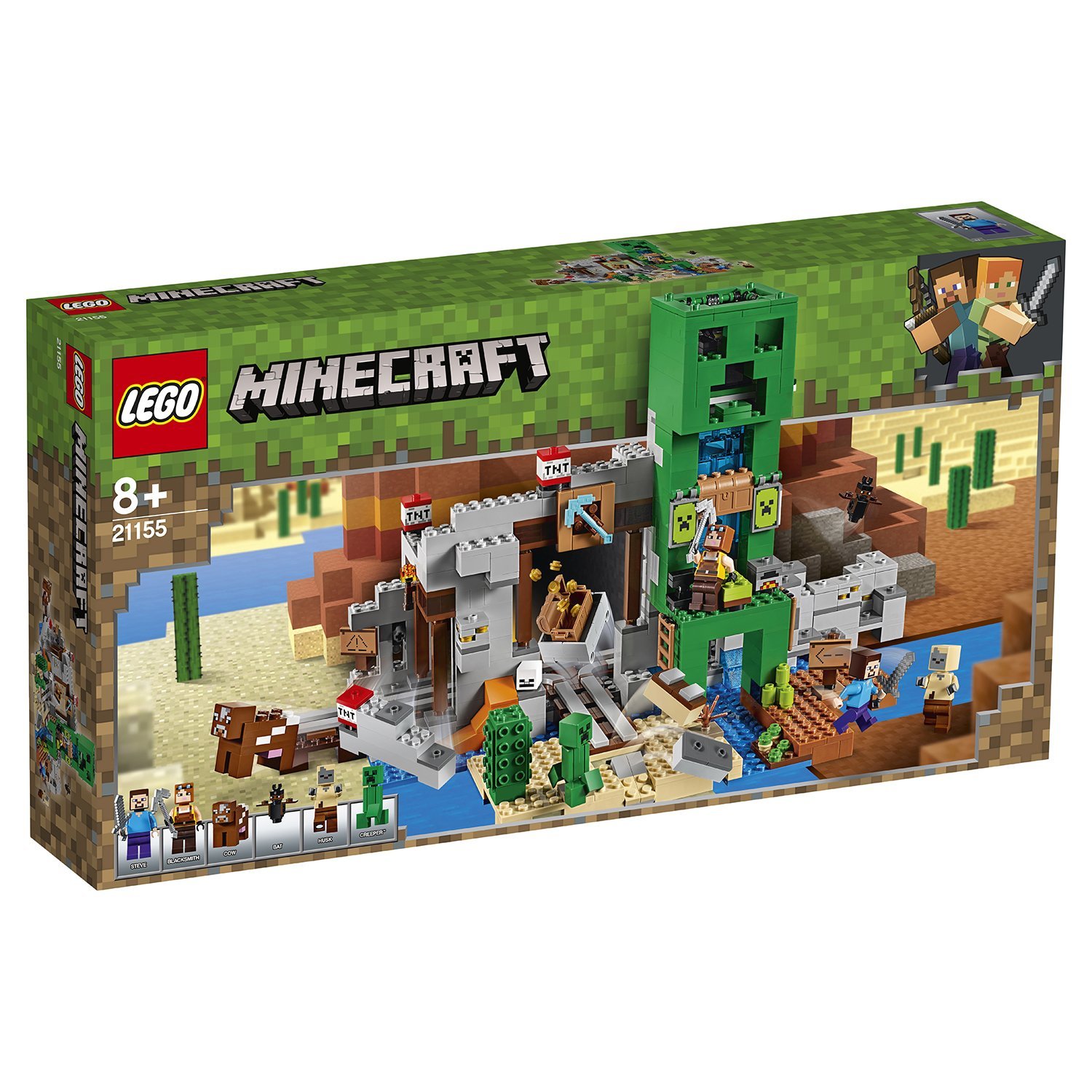 Техноволна - Конструктор LEGO Minecraft 21155 Шахта крипера - TEHNOVOLNA.RU