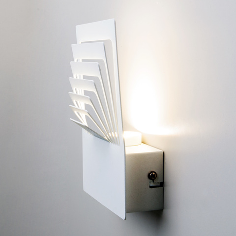 Настенный светодиодный светильник Onda LED белый MRL LED 1024
