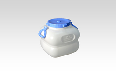 Фляга с ручками ЭкоПром Гранде 30 л. вертикальная (37x42x32см;белый) - арт.555676