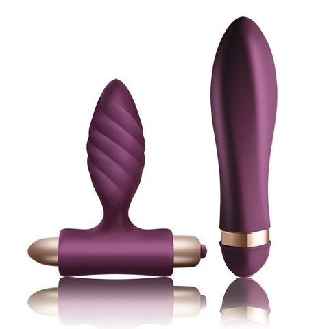Фиолетовый вибронабор Climaximum Desire - Rocks-Off 10TTPAZ