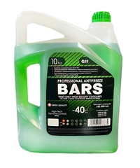 Антифриз 10кг зеленый, G11, (-40C) BARS Professional (2) N