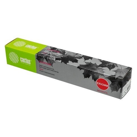 Картридж лазерный Cactus CS-EXV34M C-EXV34 M пурпурный (19000стр.) для Canon IR Advance C2030L, C2030i, C2020L, C2020i, C2025i