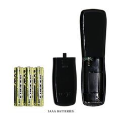 Коричневый вибратор с вращением и поступательными движениями Easton - 18,5 см. - 