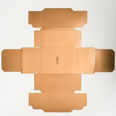 Коробка складная одиночная Прямоугольник «С новым годом», 20*15*10 см, 1 шт.