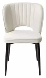 фото 4 Стул HERMES WZ2042-01 молочный фактурный велюр / HK017-01 серо-белый PU, М-City на profcook.ru