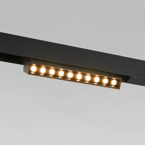 Магнитный трековый светильник Elektrostandard Slim Magnetic HL02 12W 3000K 85010/01 черный