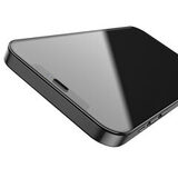 Защитное стекло 2.5D на весь экран 0.33мм HD Hoco A19 для iPhone 12 Pro Max (Черная рамка)