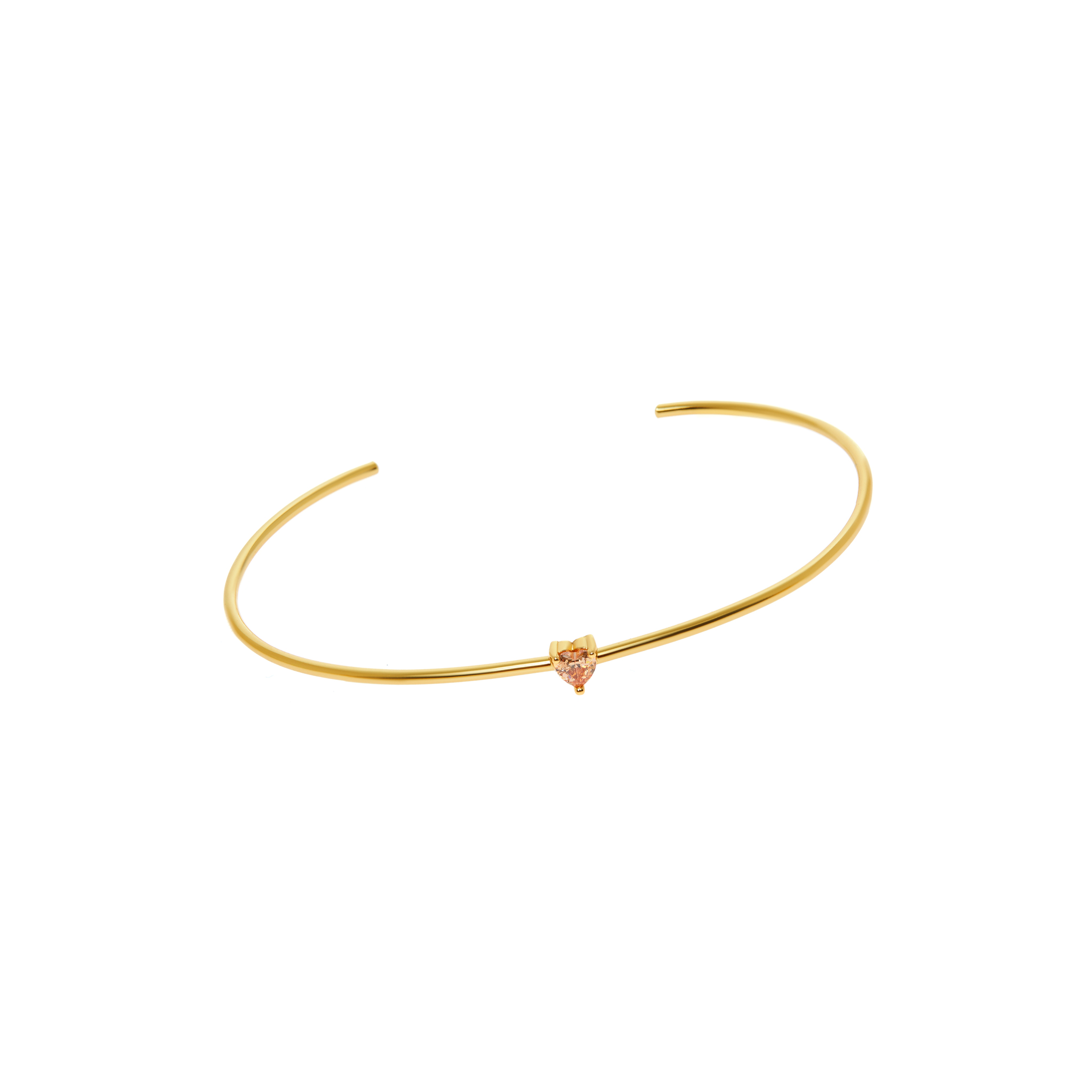 VIVA LA VIKA Браслет Tiny Heart Bracelet – Champagne