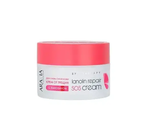 Крем от трещин с ланолином LANOLIN REPAIR SOS CREAM, 150 мл ARAVIA Professional